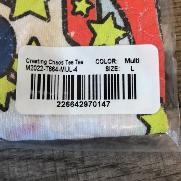 NWT  Creating Chaos Tie-Dye Tee - Size L - Picture 3 of 4